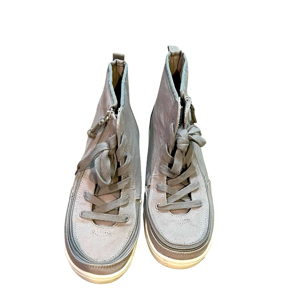 Billy D/R high top sneakers size 6 women's adaptable zip up EUC smoke fr…